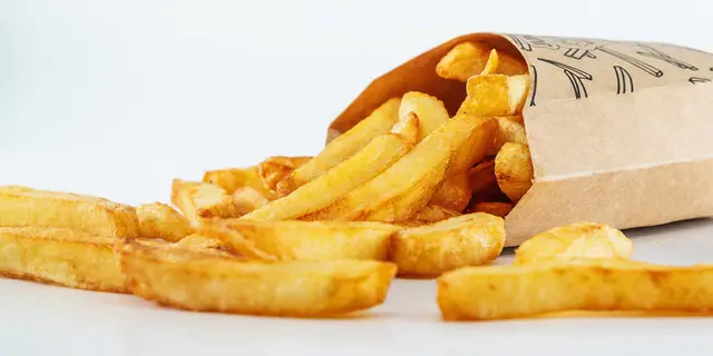 Frites belges Fritapapa, fraîches et dorées